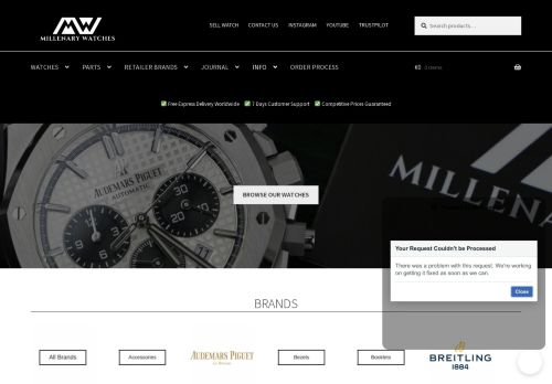 Millenary Watches - Official Website - Pre-owned and New Luxury Watches
