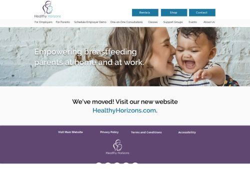 Healthy Horizons | Breastfeeding Help, Mothers Rooms, United States