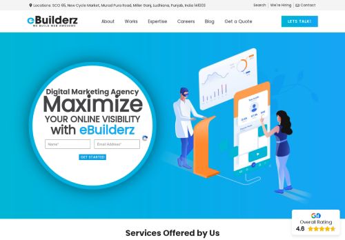 Website Design & Digital Marketing Agency | eBuilderz
