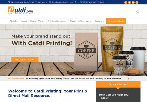 Houston Printing Services | EDDM, Business Cards & Direct Mail Services
