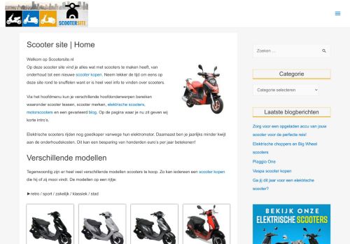 Scootersite.nl | Alles over scooter kopen of leasen online lees je hier!