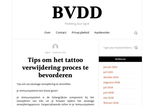 BVDD - Modeblog door Sigrid