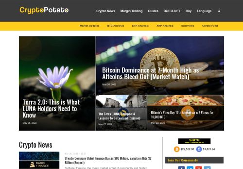 CryptoPotato - Bitcoin & Altcoins, Crypto News and Guides
