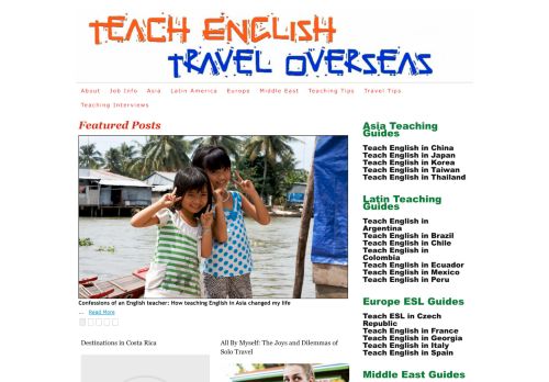 Teach English Travel Overseas | ESL Information Abroad | Teaching ESL