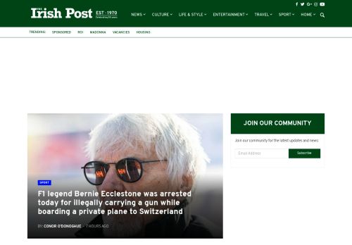 The Irish Post - latest news for the Global Irish
