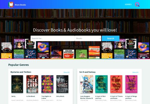 More Books - FREE eBooks and Audiobooks
