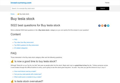 Tag Â«Buy Tesla StockÂ» â??ï¸ - 5022 Questions | July 2022