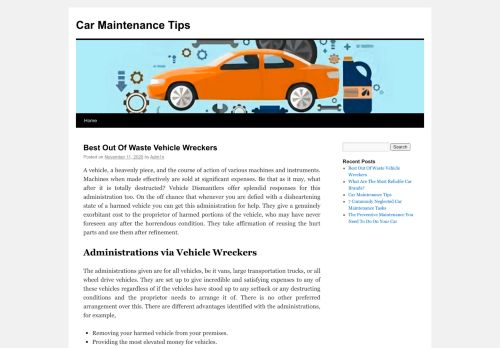 
Car Maintenance Tips	