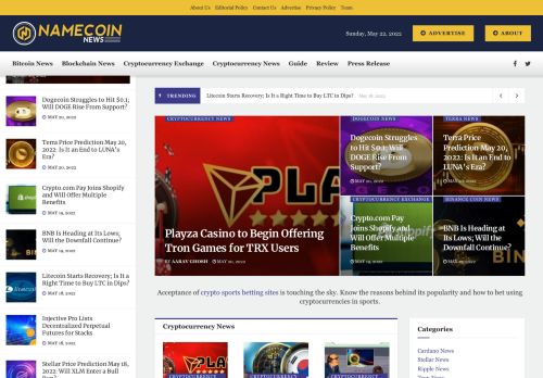 Latest Blockchain & Cryptocurrency News | NameCoinNews