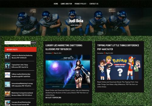 Judi Bola – games online now