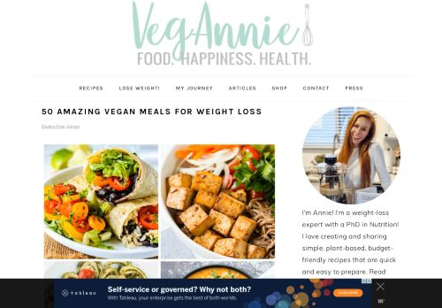 VegAnnie - Food. Happiness. Health
