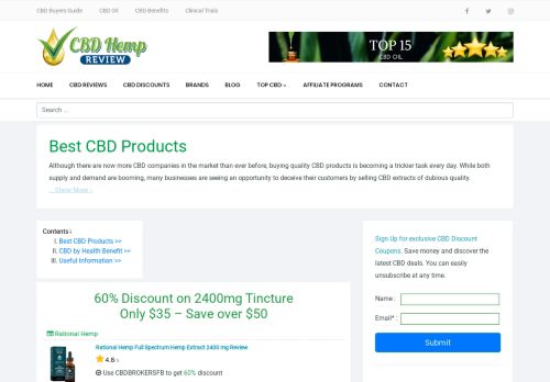 Best CBD Products For Pain, Anxiety, Depression, Stress, ADHD and more