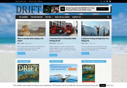 Drift Travel Magazine - Luxury Travel Hotels Resorts & Travel Gear