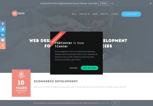 Web Design Charlotte NC, Ecommerce Website Development Company - PSDCenter.com