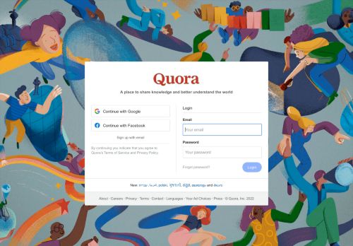 Quora - Een plek om kennis te delen en de wereld beter te begrijpen
