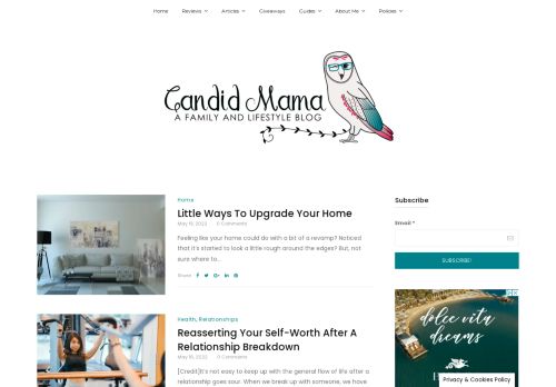 Candid Mama - A Family & Lifestyle Blog