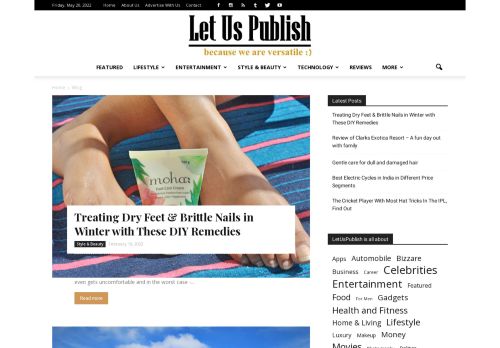 Let Us Publish - Because We Are Versatile :)