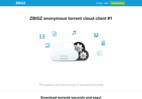 Zbigz.com - Online torrent downloader. Download torrent online.