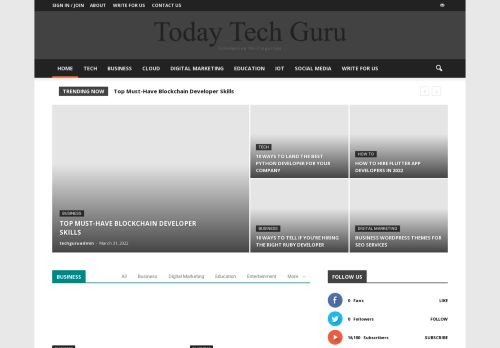 Today Tech Guru - We Simplify The Technology For You!
