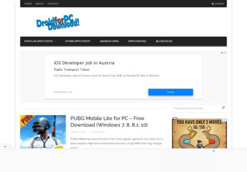 DroidforPCDownload - Android Apps for PC and APK
