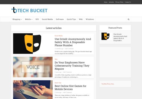 Tech Bucket - Tech News and Web Tips!