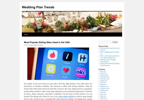
Wedding Plan Trends	