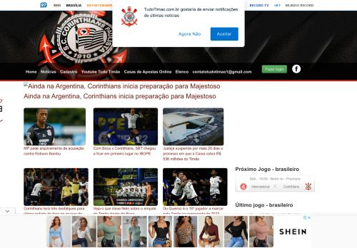 TudoTimao.com.br - Notícias do S.C. Corinthians Paulista