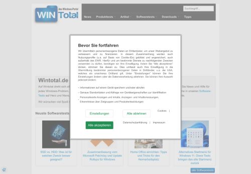 WinTotal.de - Das Windows-Portal