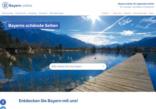 Bayern-online: Bayerns Portal für Ferienwohnungen, Hotels, Gasthöfe, Pensionen und Restaurants in Bayern