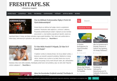 Freshtape.sk - Lifestylový magazín