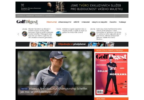 GolfDigest.cz » Golfový magazín 