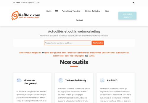 Blog des métiers du webmarketing et du digital | Refbax.com