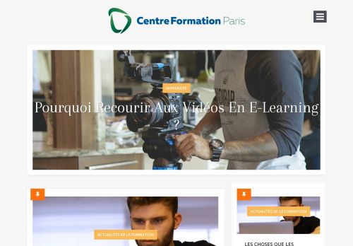Centre Formation Paris - Actualité de la Formation - Centre Formation Paris