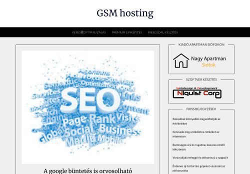 GSM hosting -