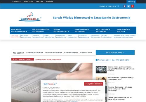 Portal gastronomiczny GastroWiedza.pl . | Serwis Wiedzy Biznesowej w Zarz?dzaniu Gastronomi?