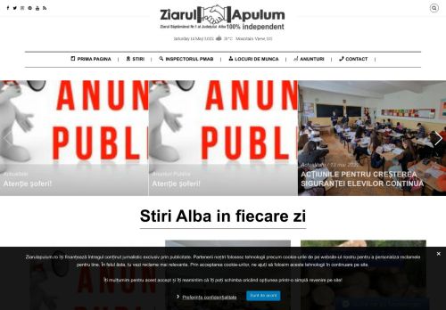 Stiri Alba in fiecare zi - Ziarul Apulum - Online si tiparit saptamanal