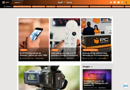 Topes de Gama: Noticias y Ofertas sobre productos tecnológicos con análisis y videos