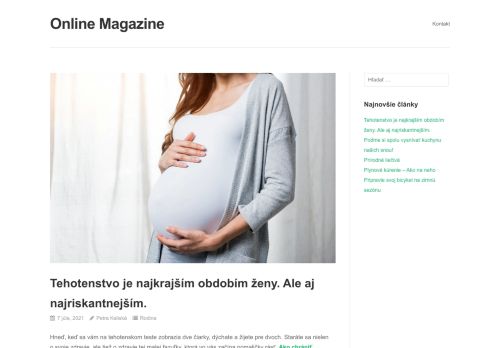 Online Magazine – Rozšírte náš online magazín