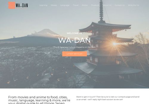 WA-DAN – The #1 Japanese Culture Mag