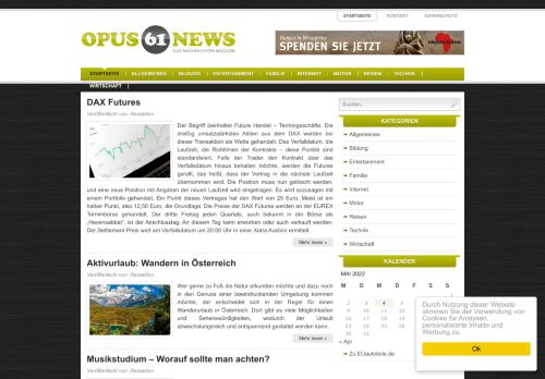  Opus 61 News