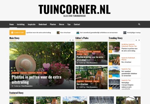 tuincorner.nl - Alles over tuinonderhoud
