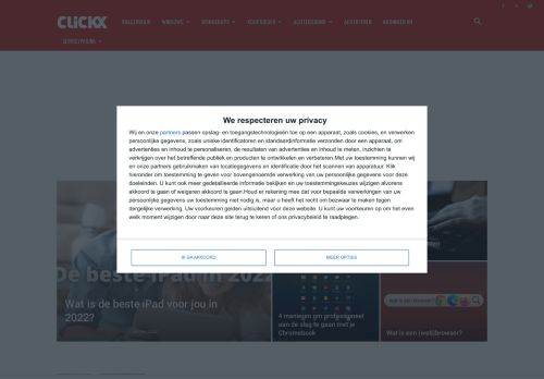 Clickx.be - Het meest gelezen computerblad van BelgiÃ« | Clickx
