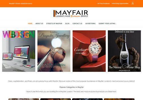 Mayfair London | Mayfairs Finest Establishments | Business Directory