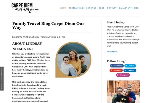Family Travel Blog Carpe Diem Our Way | Carpe Diem OUR Way Travel