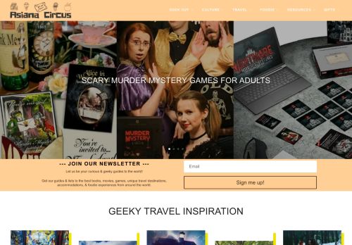 Asiana Circus - Culture & Travel Blog - Book Lists, Movies, Food, Games
