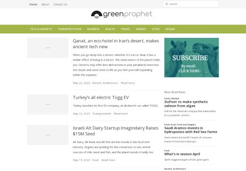 Green Prophet - Sustainability news for the Middle East
