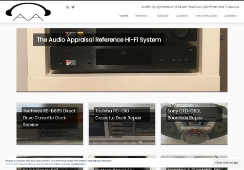 Audio Appraisal - Audio Equipment and Music Reviews, Opinions and Tutorials