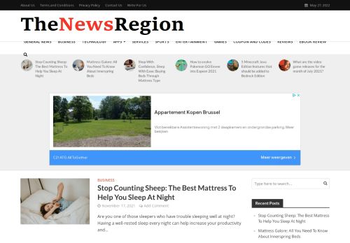 The News Region - Technology News, Entertainment News, Sports News Business News & Finance News,