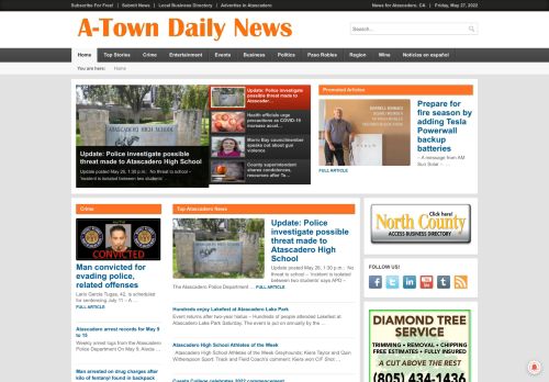 A-Town Daily News | Atascadero news & entertainment