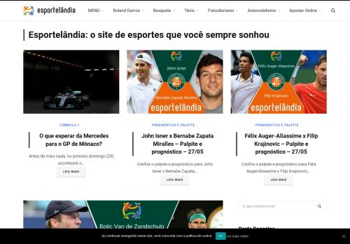 Esportelândia - O site de esportes que você sempre sonhou!